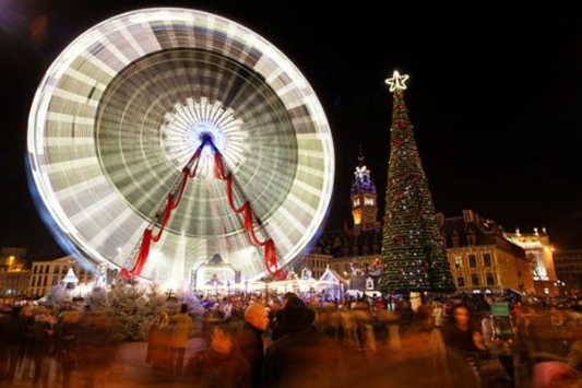 Marché de Noël à Lille.